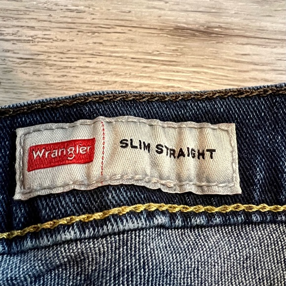 Wrangler Mens Slim Straight Fit Jean With Stretch in Judson Size 30x30 - Picture 7 of 14